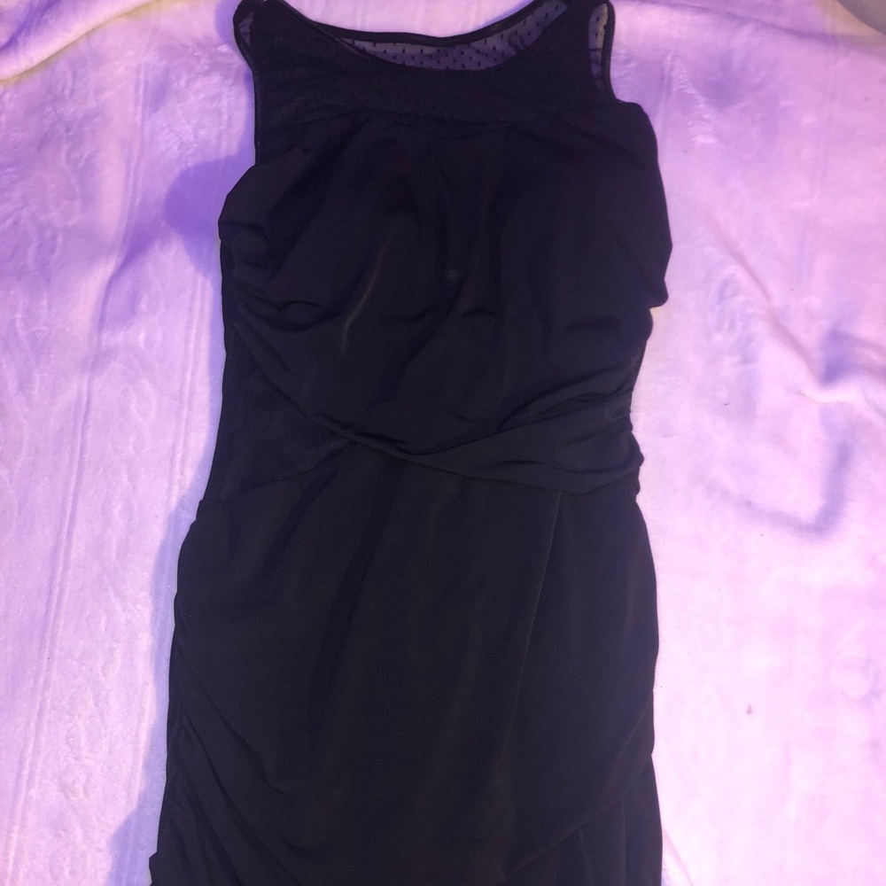 Black tight dress